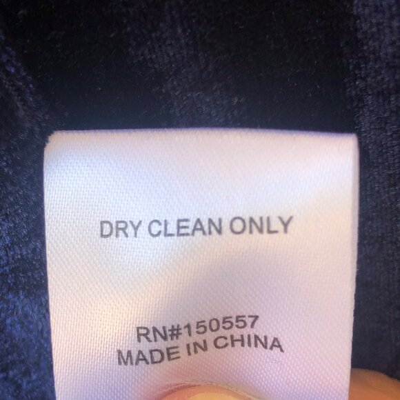 BD Collection Size M/L Velvet Embroidered Open Front Bell Sleeve Cardigan - Picture 9 of 15